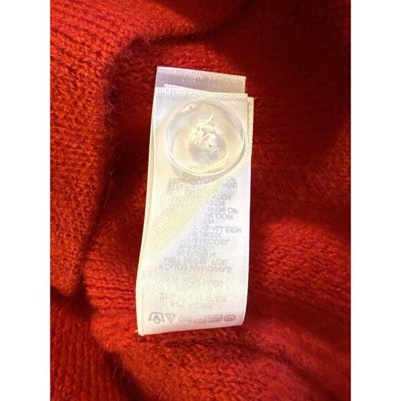 Adrienne Vittadini Red Wool Blend Faux Jewel Button Cardigan/Wrap Sweater Sz XS‎ - Picture 10 of 13